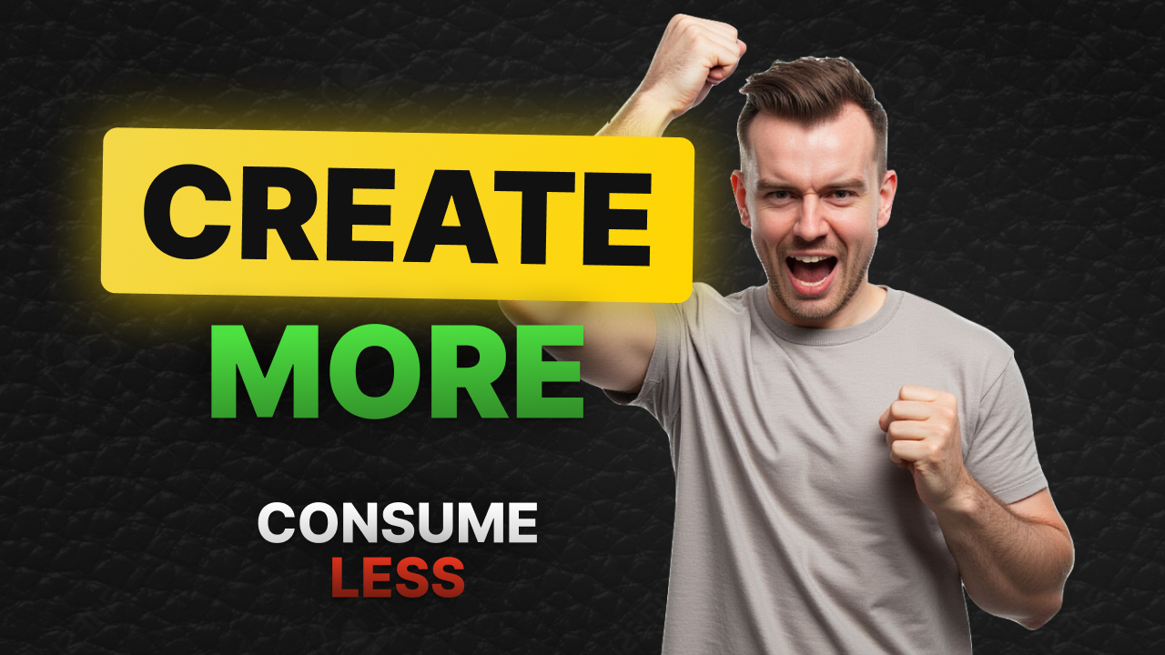 Create more. Consume less.