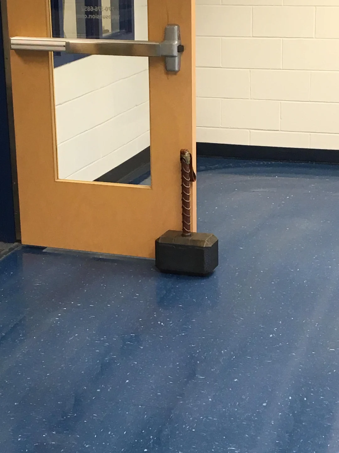 Thor hammer as doorstop